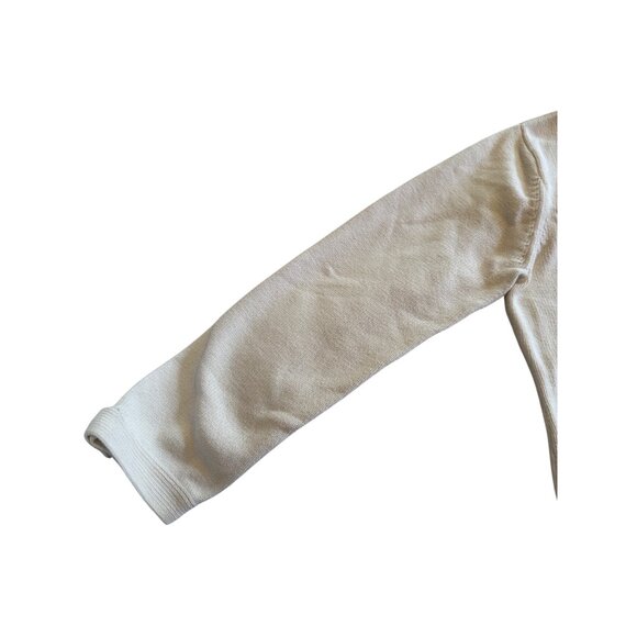 Liz Claiborne Ivory Knit Pullover Sweater Women’s XL 100% Cotton Button Detail - Picture 10 of 14